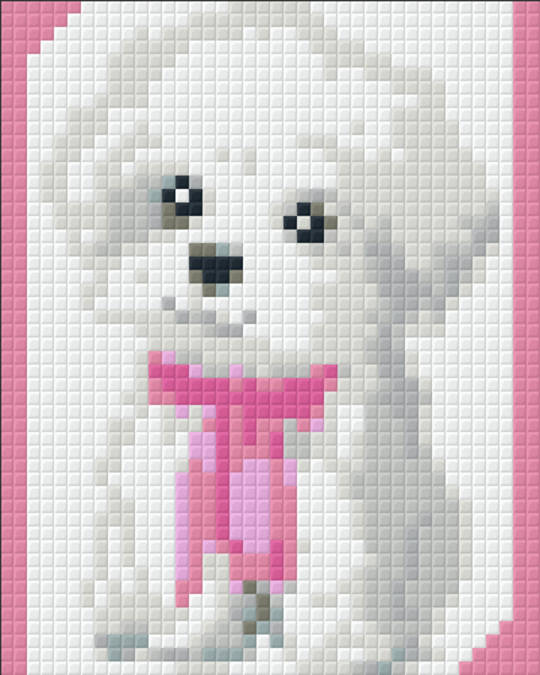 Puppy One [1] Baseplate PixelHobby Mini-mosaic Art Kit